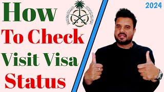 How to check Saudi Family visit visa status 2024 | Saudi Visit Visa Status Online Check 2024 | SABIR