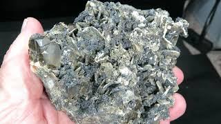 Pyrite,Siderite,Stannite,Hocartite,Arsenopyrite,,Chocaya mine