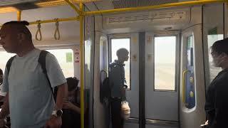 Bangkok airport link train |Siemens Desiro Class 360 Hua Mak -Survanabhumi airport (british train!?)