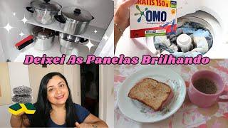 Rotina REAL de Dona de Casa que Trabalha Fora ‍️ Limpeza, Organização, Almoço e Muito Mais!