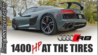 LMR Twin Turbo 1400WHP Audi R8 -  What A Blast!