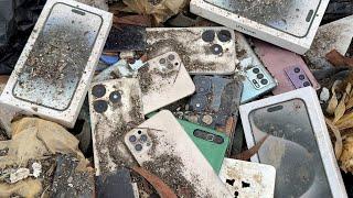 Lucky Day! i Found Many Broken Phones and More in the Garbage Dump!   Restoring TECNO SPARK 10 PRO