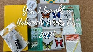 MY FIRST HOBONICHI WEEKS MEGA | HOBONICHI WEEKS ENGLISH EDITION 2023 | YES I KNOW