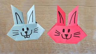 Osterhase aus Papier falten - 2 Minuten DIY