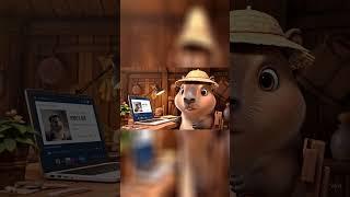 Capybara Asks for Subscribers #funny #veo3 #capybara #memes #animals #cute