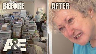 Hoarders: Woman Stockpiles 3,000 Containers & Can't Get Rid Of ANYTHING | A&E