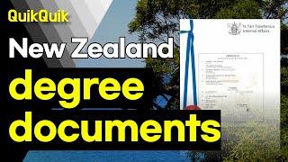 New Zealand Degree Documents, How to Proceed Online with Apostille Certification