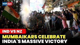 India wins Champions Trophy, Cricket lovers in Mumbai celebrate India's win