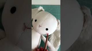 Making a new bunny doll #handmadedoll #sewingpattern #sewing #sewingtutorial #stuffedanimal