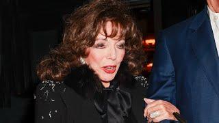 Joan Collins oozes elegance during date night with Percy in West Hollywood