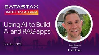 Using AI to Build AI and RAG Apps