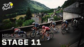 Tour de France 2024, Stage 11 | EXTENDED HIGHLIGHTS | 7/10/2024 | Cycling on NBC Sports