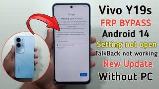 Vivo Y19s Google Account Unlock Without Pc 2025 | Vivo Y19s Android 14 Frp Bypass | Setting Not Open