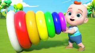 Leo Plays with Stacking Rings | Leo Kids Songs & Nursery Rhymes