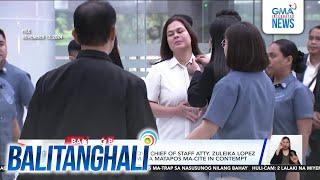 VP Duterte, binisita si OVP Chief of Staff Atty. Zuleika Lopez na naka-detain sa... | Balitanghali