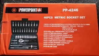 Powerpoint+|46Pcs Metric|Socket Set|PP-4246