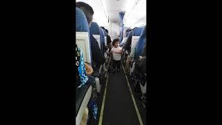 Ziva Never Sit Still On Plane | Travel is fun why sit still