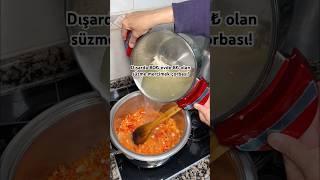 Dışarda 80₺ evde 8₺ olan bir okadar da lezzetli çorba #mercimekçorbasıtarifi #mercimekçorbası