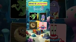 GUESS WHO'S LAUGHING?!  Only True Fans Can Guess These Spongebob Laughs! #spongebob #shorts