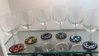 Ep. 120 MOSAIC WINE GLASSES, A MOSAIC GARDEN SCULPTURE & THE MOSAIC MANDALA COMMUNITY PROJECT!