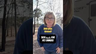 Remove ticks without tweezers hack! #rvshorts #rvingwithdogs #pethacks #rvliving