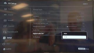 Sony Bravia R550C, W650D Series TV Optical Audio out no sound solution to try.
