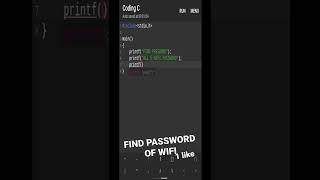 how to find wifi password #hackwifipassword #coding #shorts #viral #programming