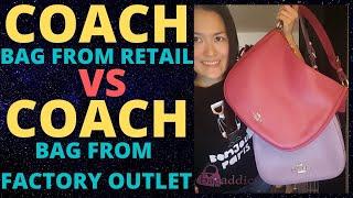 Coach Retail Bags vs Coach Factory Outlet Bag/Outlets vs Retail/Coach Retail Boutiques