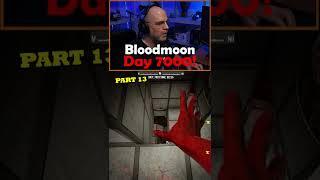 PT13 7D2D Glock9 5x5 Challenge Day 7000 Bloodmoon 64 Enemies Insane Nightmare Game Stage 345 #shorts
