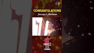 Congratulations Janu Lyri & Abhi Master | Dhee Celebrity Special 2 Title Winner