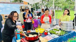 SOMALY Cooking For Cambodia Charity | Florida Veggies Sale Ladies First Foundation To Help The Poor