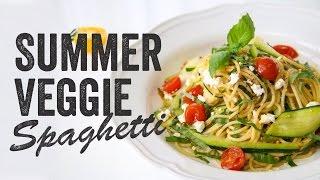 Summer Veggie Spaghetti Recipe : Season 3, Ep. 1 - Chef Julie Yoon