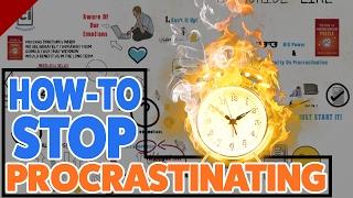 How To Stop Procrastinating - Solving the Procrastination Puzzle - |Animated Book Review