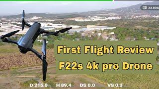 First Flight Review F22s 4k pro Drone ll High Quality Drone in 2023