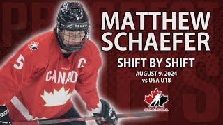 Matthew Schaefer vs USA U18 | Aug 9 2024 | Hlinka Gretzky Cup