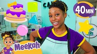 Cakes and Shapes With Meekah! | Educational Videos for Kids | Blippi and Meekah Kids TV