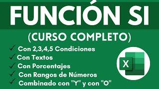 Función SI en Excel - Curso Completo Excel ( 17 Ejemplos-Básico-Intermedio-Avanzado)