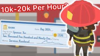 How I Made $100,000 Coins As A Firefighter In Sneaky Sasquatch!