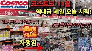 Costco  코스트코 오늘 11월 세일 시작 1년에 딱 한번만 할인하는 "It" 필수템 몇개나 사야 할까? 쟁였습니다  세일템과 시식템 역대급으로 많아요!!!