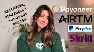 AIRTM 2023 : INGRESAR $$$ A PAYONEER Y RETIRAR de PAYONEER, PAYPAL, MERCADO PAGO, SKRILL, etc