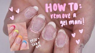 HOW TO: remove a gel polish manicure!