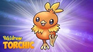 Pokédraw #1: Torchic [ Paint tool SAI]