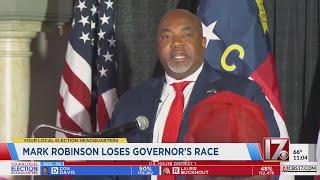 Mark Robinson speaks after losing NC governor's race