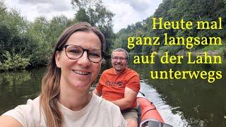 Heute gibt es die pure Entschleunigung | Wir sind mit dem SCHLAUCHBOOT auf der Lahn unterwegs 