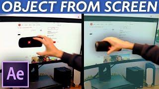 How to PULL OUT OBJECT from Screen - After Effects VFX Tutorial