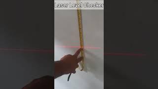 Laser Line Level Checker #civilengineering #construction #laser #homedecor