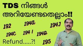 TDS Malayalam - Everything about Income Tax TDS in Malayalam-CA Subin VR