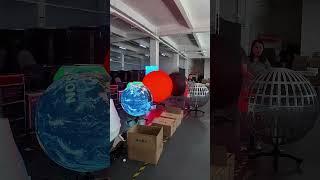 Spherical led display with roller design#leddisplaymanufacturer #advertising #exhibition