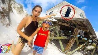 Finding SECRET HIDDEN HOUSE On Abandoned Beach! (WHAT’S INSIDE?)