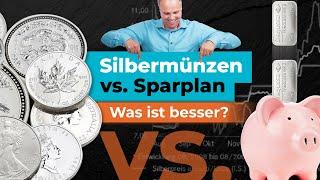 Silbermünzen oder Sparplan – was ist besser? Ein Vergleich in 7 Punkten